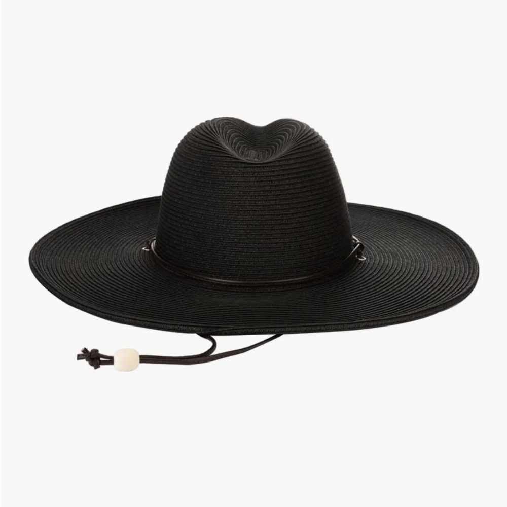 Black Wide Brim Hat